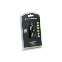 Miniatura 4 de CARGADOR COCHE CONCEPTRONIC CARDEN04B 2PUERTOS USB A  4.8A  24W