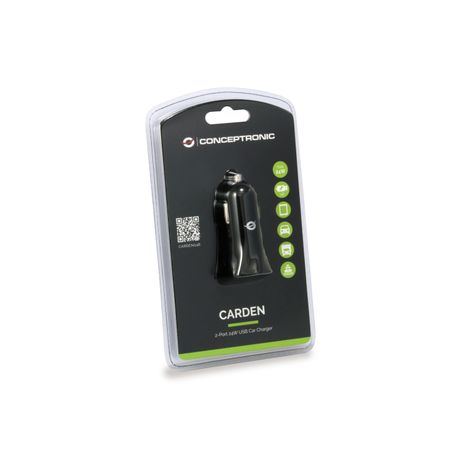 CARGADOR COCHE CONCEPTRONIC CARDEN04B 2PUERTOS USB A 4.8A 24W - Imagen 4 de 6 CARGADOR COCHE CONCEPTRONIC CARDEN04B 2PUERTOS USB A 4.8A 24W - Imagen 4 de 6