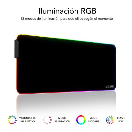 ALFOMBRILLA GAMING SUBBLIM PREMIUM LED RGB - Imagen 3 de 5 ALFOMBRILLA GAMING SUBBLIM PREMIUM LED RGB - Imagen 3 de 5