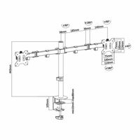 Miniatura 2 de SOPORTE AISENS TV/MON DT32TSR-041 13P-32P MESA NEGRO DT32TSR-041