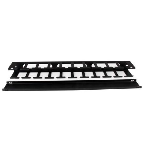 CANALETA HORIZONTAL 1U DE RACK - Imagen 6 de 6 CANALETA HORIZONTAL 1U DE RACK - Imagen 6 de 6