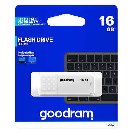 USB 2.0 GOODRAM 16GB UME2 BLANCO - Imagen 2 de 6 USB 2.0 GOODRAM 16GB UME2 BLANCO - Imagen 2 de 6