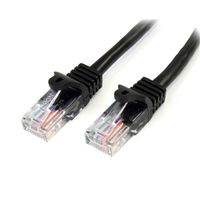 Miniatura 2 de Cable de Red de 10m Negro Cat5e Ethernet sin Enganche