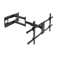 Miniatura 1 de SOPORTE PARED MONITOR/TV TOOQ LP4380CL-B 43´´/30´´ MAX.50KG NEGRO INCLINABLE GIRATORIO
