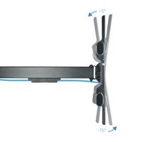 Miniatura 10 de SOPORTE PARED MONITOR/TV TOOQ LP4380CL-B 43´´/30´´ MAX.50KG NEGRO INCLINABLE GIRATORIO