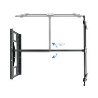 Miniatura 13 de SOPORTE PARED MONITOR/TV TOOQ LP4380CL-B 43´´/30´´ MAX.50KG NEGRO INCLINABLE GIRATORIO
