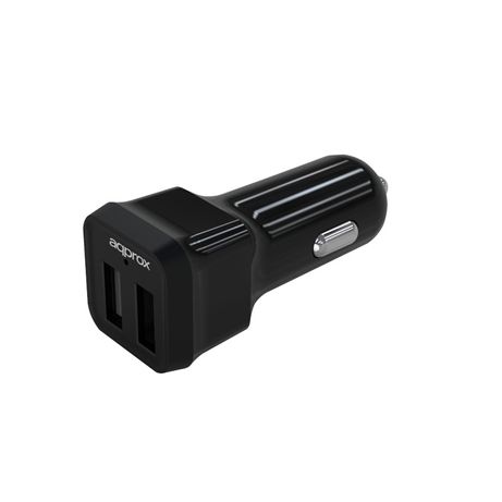 CARGADOR APPROX PARA COCHE 2 USB 5V 2.4AH COLOR NEGRO APPUSBCAR24B - Imagen 2 de 5 CARGADOR APPROX PARA COCHE 2 USB 5V 2.4AH COLOR NEGRO APPUSBCAR24B - Imagen 2 de 5