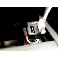 Miniatura 3 de CARGADOR APPROX PARA COCHE 2 USB 5V  2.4AH COLOR NEGRO APPUSBCAR24B