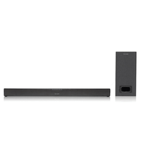 Miniatura 1 de SHARP HT-SBW110  Soundbar 2.1 Slim con Subwoofer, Bluetooth, HDMI ARC/CEC, 180W, audio optico digital, AUX, 80 cm, color Negro