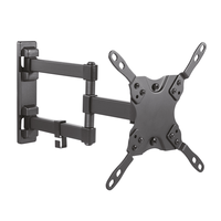Miniatura 1 de SOPORTE DE PARED AISENS PARA PANTALLAS 13P A 42P HASTA 20KG BRAZO EXTENSIBLE GIRATORIO INCLINABLE NEGRO WT42TSLE-011
