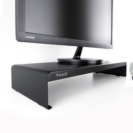 Tooq Soporte elevador para monitor/portátil NEGRO - Imagen 3 de 8 Tooq Soporte elevador para monitor/portátil NEGRO - Imagen 3 de 8