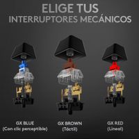 Miniatura 10 de TECLADO MECANICO GAMING LOGITECH G512 CARBON RGB GX BROWN