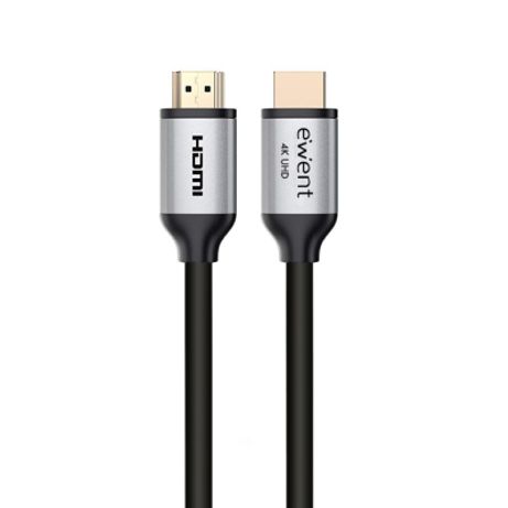 CABLE EWENT HDMI A/M - HDMI A/M V2.0 1.8M ALTA VELOCIDAD PREMIUM 4K NEGRO - Imagen 2 de 2 CABLE EWENT HDMI A/M - HDMI A/M V2.0 1.8M ALTA VELOCIDAD PREMIUM 4K NEGRO - Imagen 2 de 2