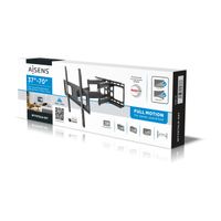 Miniatura 3 de Aisens - Soporte Pro Giratorio, Inclinable y Nivelable Para Monitor/Tv 37-70 Pulgadas Negro