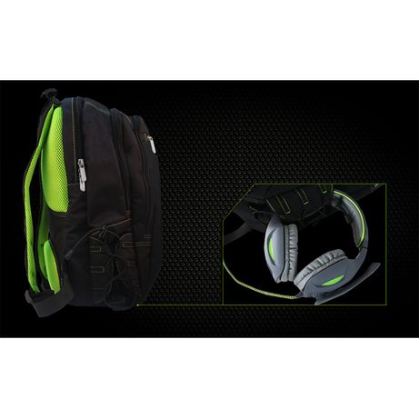 MOCHILA GAMING 15.6" KEEP OUT BK7G VERDE - Imagen 3 de 7 MOCHILA GAMING 15.6" KEEP OUT BK7G VERDE - Imagen 3 de 7
