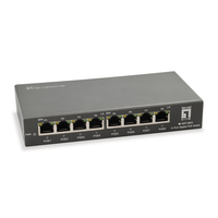 Miniatura 1 de SWITCH LEVEL ONE GEP-0823 NO GESTION  8P  POE 10/100/1000 POE 120W