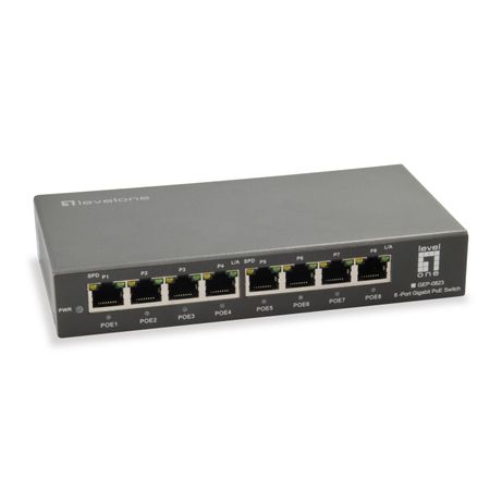 SWITCH LEVEL ONE GEP-0823 NO GESTION 8P POE 10/100/1000 POE 120W - Imagen 3 de 3 SWITCH LEVEL ONE GEP-0823 NO GESTION 8P POE 10/100/1000 POE 120W - Imagen 3 de 3