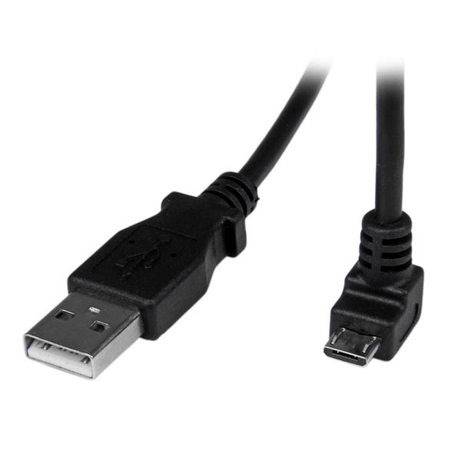 Cable Adaptador 2m USB A Macho a Micro USB B Macho Acodado en angulo h - Imagen 1 de 6 Cable Adaptador 2m USB A Macho a Micro USB B Macho Acodado en angulo h - Imagen 1 de 6