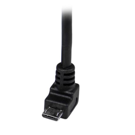 Cable Adaptador 2m USB A Macho a Micro USB B Macho Acodado en angulo h - Imagen 3 de 6 Cable Adaptador 2m USB A Macho a Micro USB B Macho Acodado en angulo h - Imagen 3 de 6