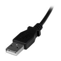 Miniatura 4 de Cable Adaptador 2m USB A Macho a Micro USB B Macho Acodado en angulo h