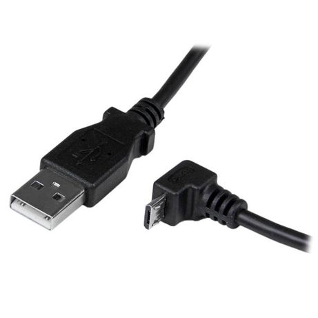 Cable Adaptador 2m USB A Macho a Micro USB B Macho Acodado en angulo h - Imagen 5 de 6 Cable Adaptador 2m USB A Macho a Micro USB B Macho Acodado en angulo h - Imagen 5 de 6
