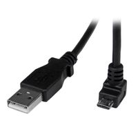 Miniatura 6 de Cable Adaptador 2m USB A Macho a Micro USB B Macho Acodado en angulo h