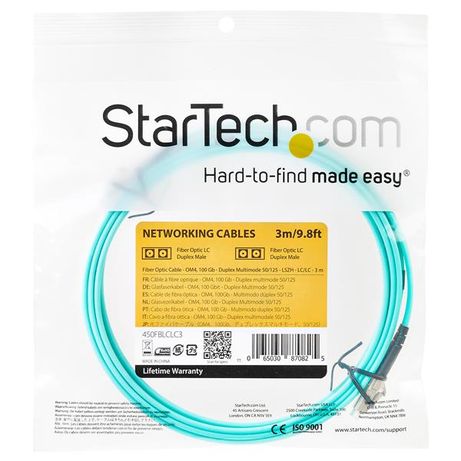 CABLE 3M FIBRA DUPLEX MULTI LC OM4 100GB 50/125 LSZH AQ UA - Imagen 2 de 5 CABLE 3M FIBRA DUPLEX MULTI LC OM4 100GB 50/125 LSZH AQ UA - Imagen 2 de 5