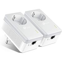Miniatura 1 de KIT 2 ADAPTADOR DE HOMEPLUG ETHERNET TP-LINK TL-PA4010PKIT 500MBPS