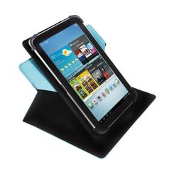 FUNDA TABLET UNIVERSAL 9"-10.1" ROTATORY 360º AZUL SILVER HT