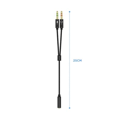 AISENS - CABLE ADAPTADOR AUDIO JACK 3.5 4PINES/H-2XJACK 3.5 3PINES/M, - Imagen 2 de 3 AISENS - CABLE ADAPTADOR AUDIO JACK 3.5 4PINES/H-2XJACK 3.5 3PINES/M, - Imagen 2 de 3