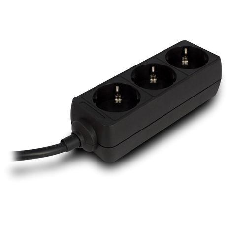 EWENT REGLETA DE 3 TOMAS SHUCKO 16A COLOR NEGRO - Imagen 4 de 4 EWENT REGLETA DE 3 TOMAS SHUCKO 16A COLOR NEGRO - Imagen 4 de 4