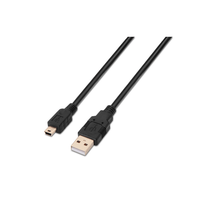 Miniatura 1 de Aisens Cable Usb 2.0 Tipo A/M-Mini B/M Negro 1.8M