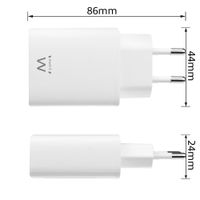 Miniatura 3 de EWENT CARGADOR DE PARED USB-C DE 20W CON CARGA RAPIDA