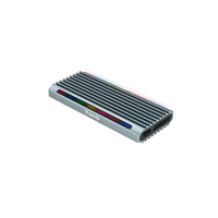 Miniatura 1 de CAJA SSD TOOQ M.2 TQE-2221G USB3.1 GEN2 NGFF/NVME GRIS RGB