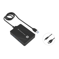 Miniatura 1 de HUB USB3.0 CONCEPTRONIC  HUBBIES11B 4 PUERTOS Y CABLE DE 90CM