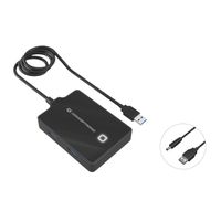 Miniatura 2 de HUB USB3.0 CONCEPTRONIC  HUBBIES11B 4 PUERTOS Y CABLE DE 90CM