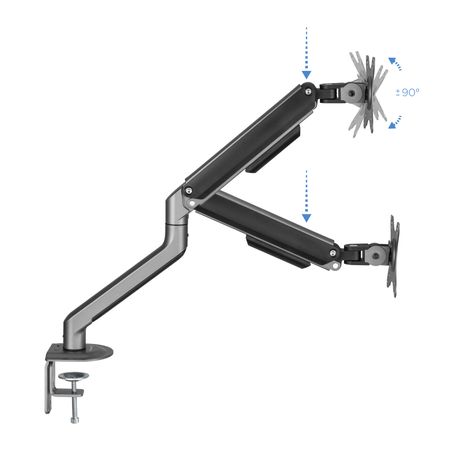 SOPORTE MESA MONITOR/TV TOOQ DB4032TNR-G 17´´/32´´ MAX.9KG NEGRO 1 BRAZO - Imagen 4 de 11 SOPORTE MESA MONITOR/TV TOOQ DB4032TNR-G 17´´/32´´ MAX.9KG NEGRO 1 BRAZO - Imagen 4 de 11