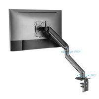 Miniatura 5 de SOPORTE MESA MONITOR/TV TOOQ DB4032TNR-G 17´´/32´´ MAX.9KG NEGRO 1 BRAZO