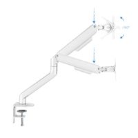 Miniatura 4 de SOPORTE MESA MONITOR/TV TOOQ DB4032TNR-W 17´´/32´´ MAX.9KG BLANCO 1 BRAZO