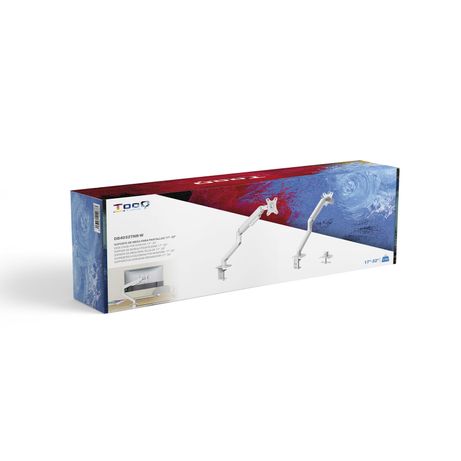 SOPORTE MESA MONITOR/TV TOOQ DB4032TNR-W 17´´/32´´ MAX.9KG BLANCO 1 BRAZO - Imagen 11 de 11 SOPORTE MESA MONITOR/TV TOOQ DB4032TNR-W 17´´/32´´ MAX.9KG BLANCO 1 BRAZO - Imagen 11 de 11