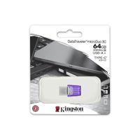 Miniatura 2 de 64GB DT MICRODUO 3C 200MB/S DUA USB-A + USB -C