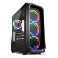 Miniatura 2 de SHARKOON  TK5M RGB ATX RGB Negro