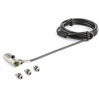 Miniatura 4 de 2 M (6.6 FT.) LAPTOP CABLE LOCK 4-DIGIT K-SLOT NANO WED GE