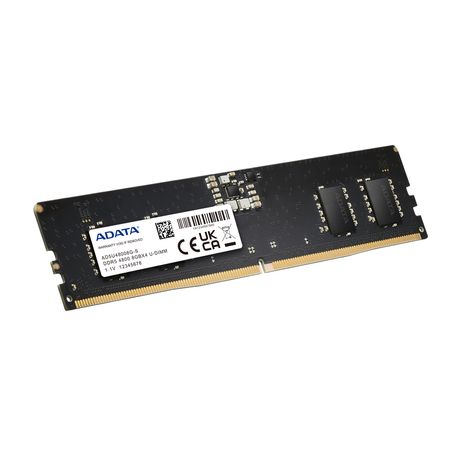 MEMORIA RAM ADATA 8GB DDR5 4800Mhz (1x8) - Imagen 1 de 2 MEMORIA RAM ADATA 8GB DDR5 4800Mhz (1x8) - Imagen 1 de 2