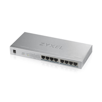 Miniatura 1 de SWITCH ZYXEL GS1008-HP 8-PORT DT GB POE+