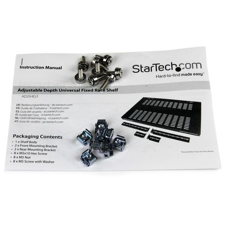 Adjustable Mount Depth Rack Mount Shelf - Imagen 2 de 5 Adjustable Mount Depth Rack Mount Shelf - Imagen 2 de 5