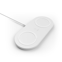 Miniatura 1 de BASE DE CARGA INALÁMBRICA DOBLE BELKIN WIZ002VFWH  10W BOOST CHARGE COLOR BLANCO