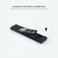 Miniatura 6 de CAJA SSD TOOQ M.2 TQE-2223B USB3.1 GEN2 NGFF/ NVME NEGRO