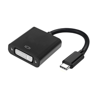 Miniatura 1 de Aisens - Conversor Usb-C A Dvi-I, Usb-C/M-Dvi 24+5/H, Negro, 15Cm