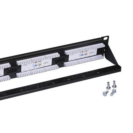 Aisens - Panel De Parcheo De 24 Puertos Rj45 Cat.6 Utp, 19 1U Dual Id - Imagen 2 de 4 Aisens - Panel De Parcheo De 24 Puertos Rj45 Cat.6 Utp, 19 1U Dual Id - Imagen 2 de 4